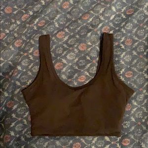 Balance athletica crop top with built in bra